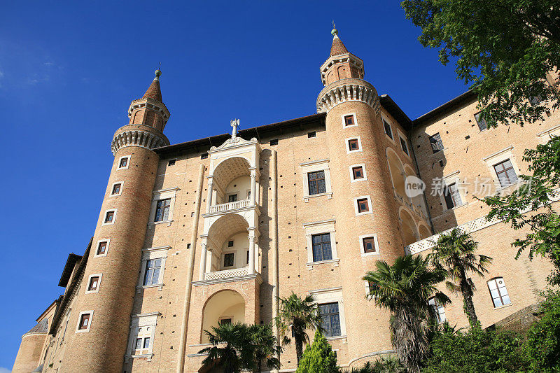 Palazzo Ducale在乌尔比诺，马尔凯意大利